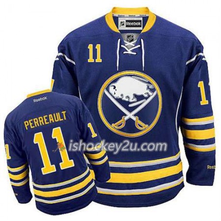 Reebok Mænd NHL Buffalo Sabres Trøje Gilbert Perreault #11 Hjemme Blå