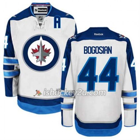 Reebok Mænd NHL Winnipeg Jets Trøje Zach Bogosian #44 Udebane Hvid