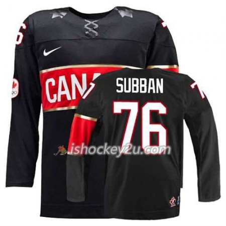 Reebok Dame NHL Canada Team Trøje P.K Subban #76 Tredje Sort