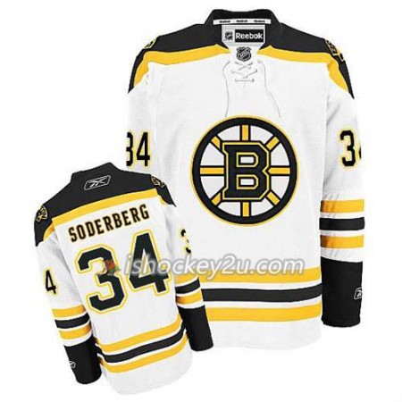 Reebok Mænd NHL Boston Bruins Trøje Carl Soderberg #34 Udebane Hvid