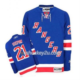 Reebok Mænd NHL New York Rangers Trøje Derek Stepan #21 Hjemme Blå