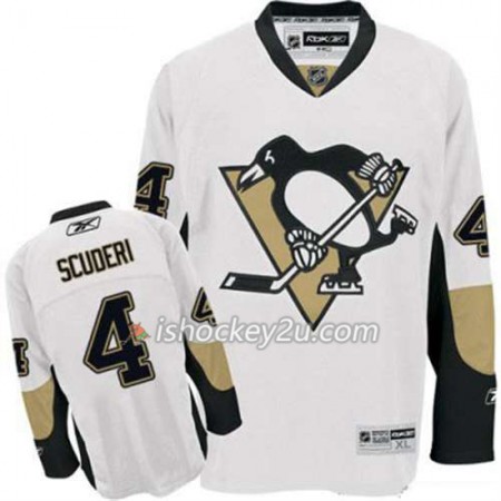 Reebok Mænd NHL Pittsburgh Penguins Trøje Rob Scuderi 4 Hvid Udebane Reebok Mænd NHL Pittsburgh Penguins Trøje Rob Scuderi 4 Hvid Udebane