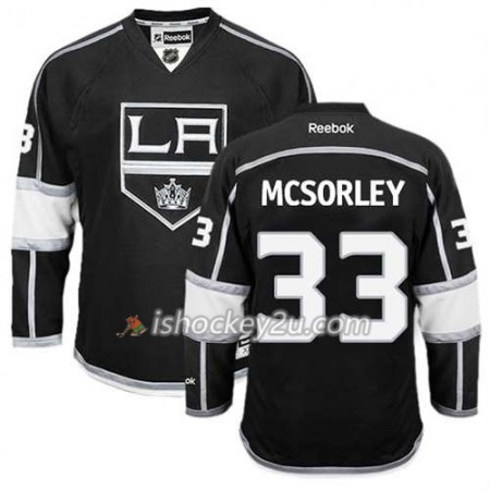 Reebok Mænd NHL Los Angeles Kings Trøje Marty Mcsorley #33 Hjemme Sort