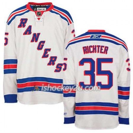 Reebok Mænd NHL New York Rangers Trøje Mike Richter #35 Udebane Hvid