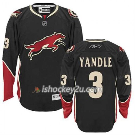 Reebok Mænd NHL Phoenix Coyotes Keith Yandle 3 Sort Tredje