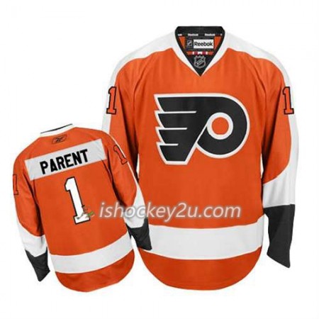 Reebok Mænd NHL Philadelphia Flyers Trøje Bernie Parent #1 Hjemme Orange