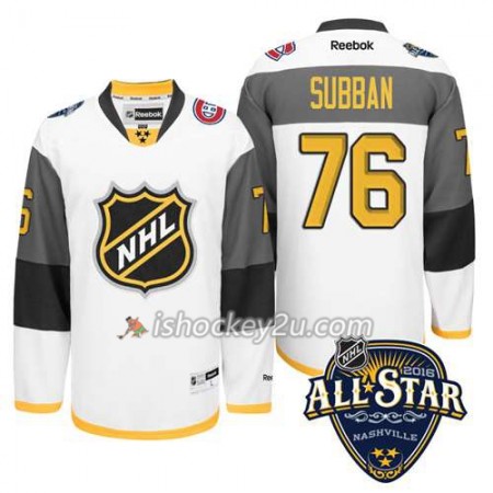 NHL 2016 All-Star Montreal Canadiens Trøje P.K. Subban #76 Hvid