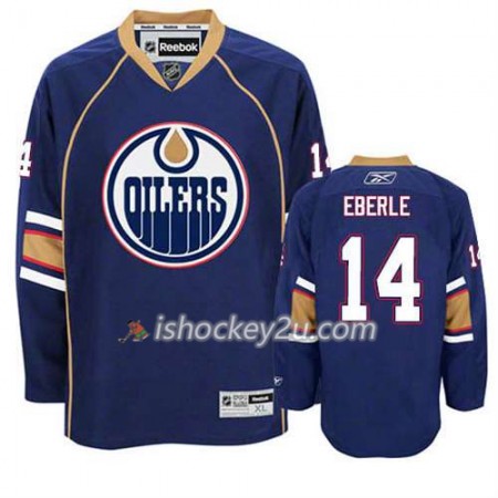 Reebok Mænd NHL Edmonton Oilers Trøje Jordan Eberle #14 Tredje Blå Reebok Mænd NHL Edmonton Oilers Trøje Jordan Eberle #14 Tredje Blå