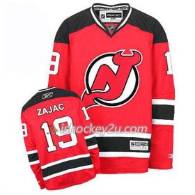 Reebok Mænd NHL New Jersey Devils Trøje Travis Zajac #19 Hjemme Rød