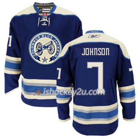Reebok Mænd NHL Columbus Blue Jackets Trøje Jack Johnson #7 Tredje Blå