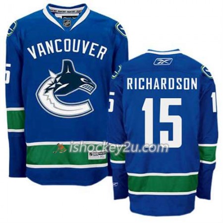 Reebok Mænd NHL Vancouver Canucks Trøje Brad Richardson #15 Hjemme Blå