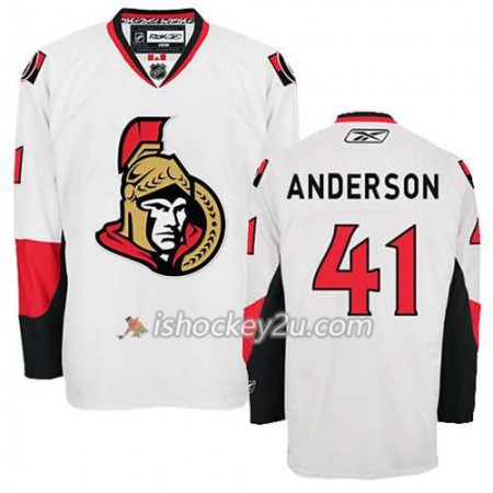 Reebok Mænd NHL Ottawa Senators Trøje Craig Anderson #41 Udebane Hvid