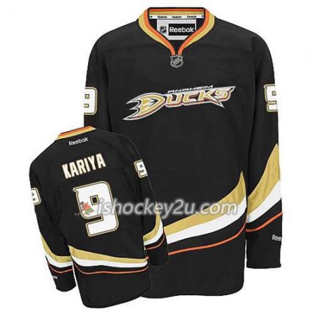 Reebok Mænd NHL Anaheim Ducks Trøje Paul Kariya #9 Hjemme Sort