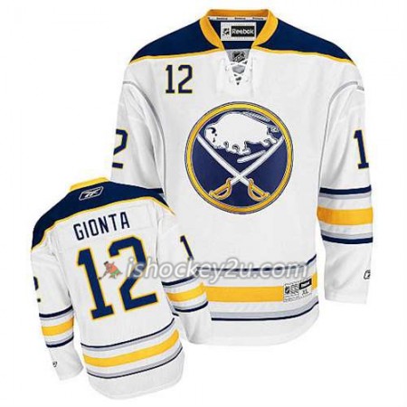 Reebok Mænd NHL Buffalo Sabres Trøje Brian Gionta #12 Udebane Hvid