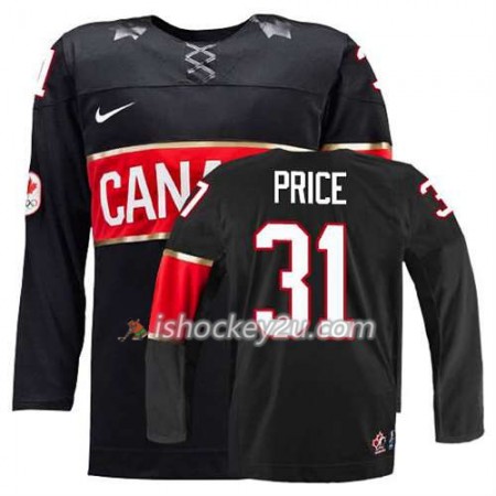 Reebok Mænd NHL Canada Team Trøje Carey Price #31 Tredje Sort