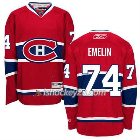 Reebok Mænd NHL Montreal Canadiens Trøje Alexei Emelin #74 Hjemme Rød