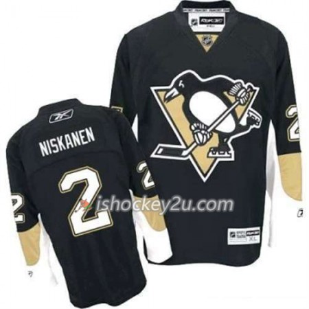 Reebok Mænd NHL Pittsburgh Penguins Trøje Matt Niskanen 2 Sort Hjemme