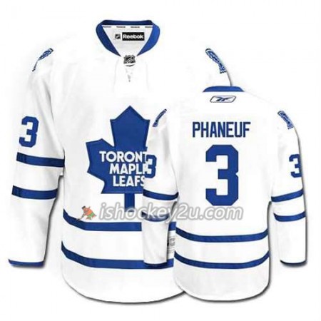 Reebok Mænd NHL Toronto Maple Leafs Trøje Dion Phaneuf #3 Udebane Hvid Reebok Mænd NHL Toronto Maple Leafs Trøje Dion Phaneuf #3 Udebane Hvid