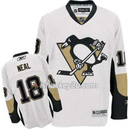 Reebok Mænd NHL Pittsburgh Penguins Trøje James Neal 18 Hvid Udebane
