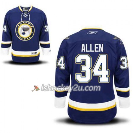 Reebok Mænd NHL St. Louis Blues Trøje Jake Allen Premier Alternate #34