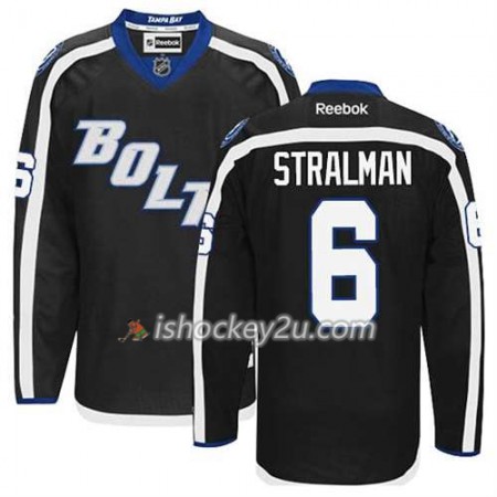 Reebok Mænd NHL Tampa Bay Lightning Trøje Anton Stralman #6 Tredje Sort
