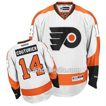 Reebok Mænd NHL Philadelphia Flyers Trøje Sean Couturier #14 Udebane Hvid