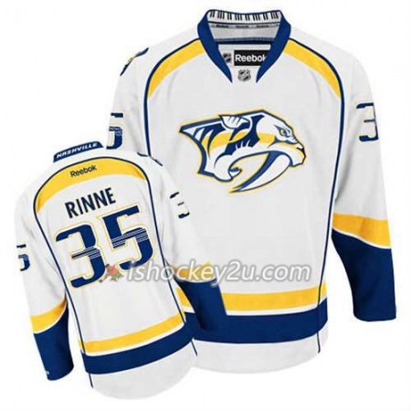 Reebok Mænd NHL Nashville Predators Trøje Pekka Rinne #35 Udebane Hvid