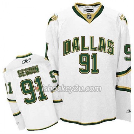 Reebok Mænd NHL Dallas Stars Trøje Tyler Seguin #91 Tredje Hvid