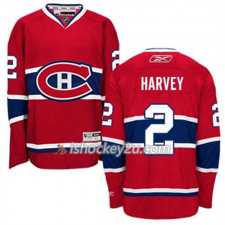 Reebok Mænd NHL Montreal Canadiens Trøje Doug Harvey #2 Hjemme Rød