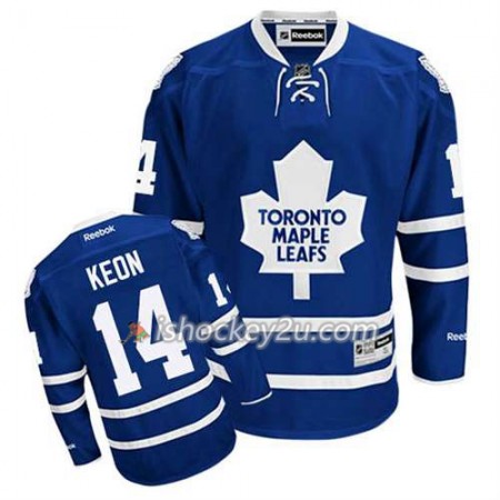 Reebok Mænd NHL Toronto Maple Leafs Trøje Dave Keon #14 Hjemme Blå