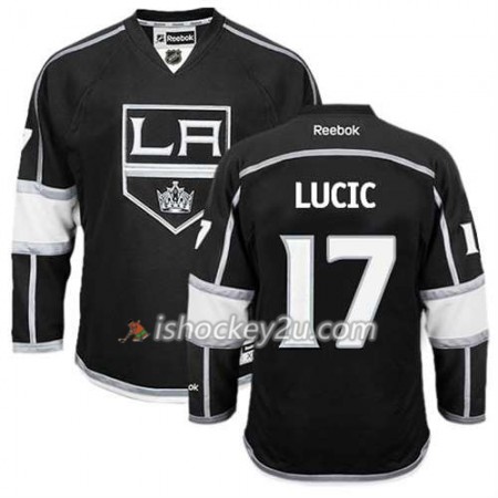 Reebok Mænd NHL Los Angeles Kings Trøje Milan Lucic #17 Hjemme Sort