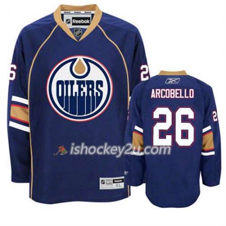 Reebok Mænd NHL Edmonton Oilers Trøje Mark Arcobello #26 Tredje Blå