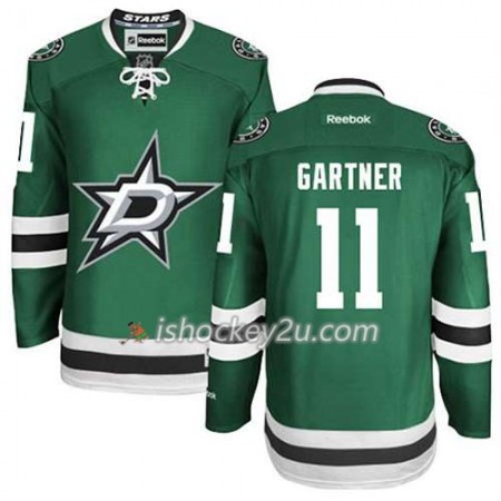 Reebok Mænd NHL Dallas Stars Trøje Mike Gartner #11 Hjemme Grøn