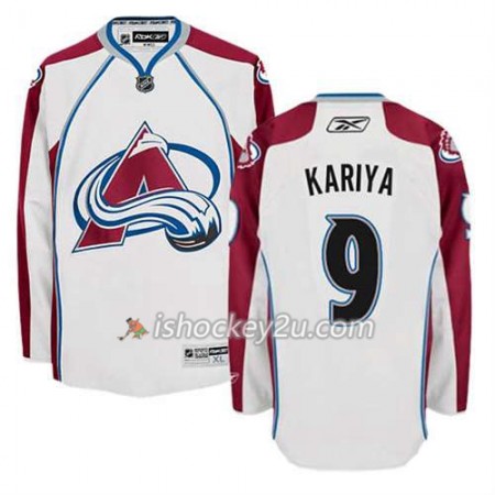 Reebok Mænd NHL Colorado Avalanche Trøje Paul Kariya #9 Udebane Hvid