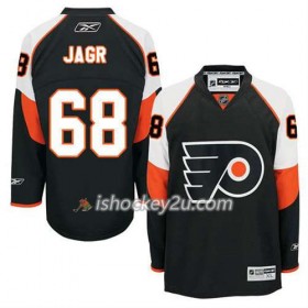 Reebok Mænd NHL Philadelphia Flyers Trøje Jaromir Jagr #68 Tredje Sort
