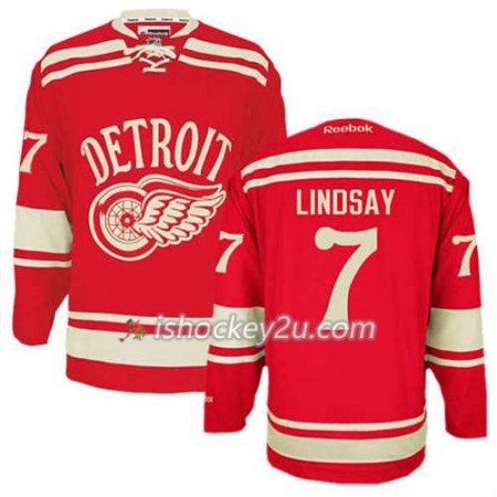 Reebok Mænd NHL Detroit Red Wings Trøje Ted Lindsay #7 2014 Winter Classic Rød