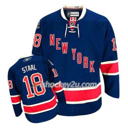 Reebok Mænd NHL New York Rangers Trøje Marc Staal #18 Tredje Blå