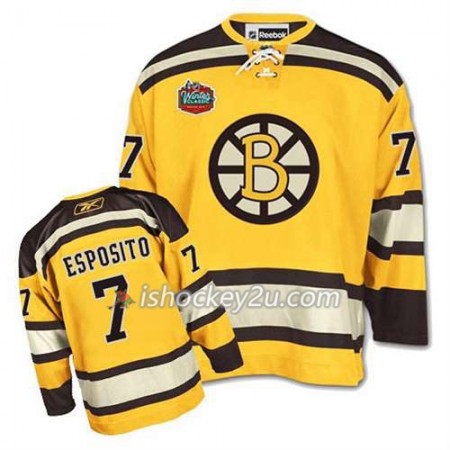 Reebok Mænd NHL Boston Bruins Trøje Phil Esposito #7 Winter Classic Guld