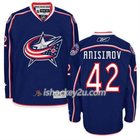 Reebok Mænd NHL Columbus Blue Jackets Trøje Artem Anisimov #42 Hjemme Blå