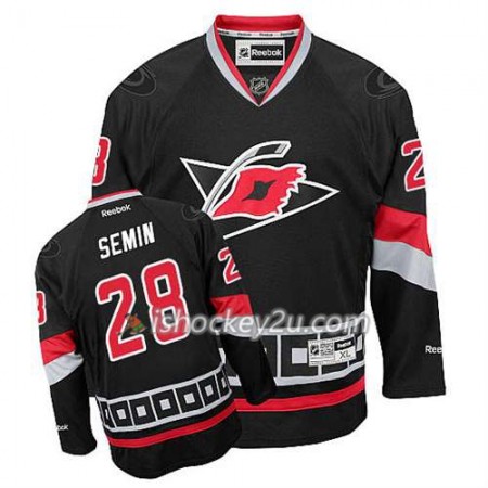 Reebok Mænd NHL Carolina Hurricanes Trøje Alexander Semin #28 Tredje Sort