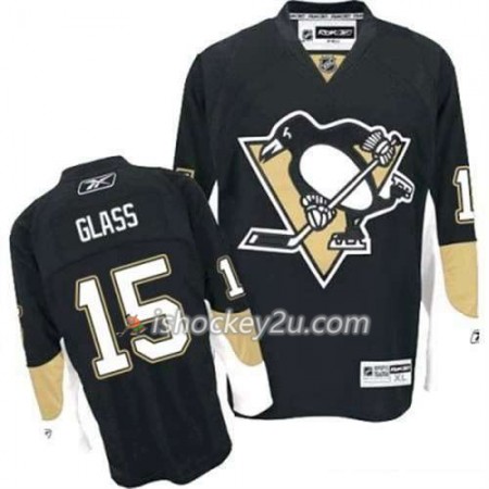 Reebok Mænd NHL Pittsburgh Penguins Trøje Tanner Glass 15 Sort Hjemme