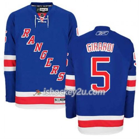 Reebok Mænd NHL New York Rangers Trøje Dan Girardi #5 Hjemme Blå