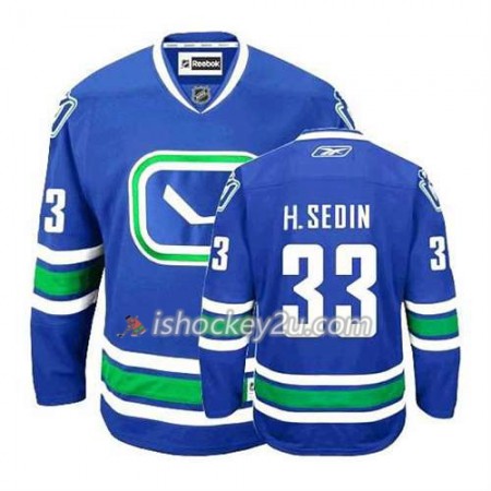 Reebok Mænd NHL Vancouver Canucks Trøje Henrik Sedin #33 Tredje Blå