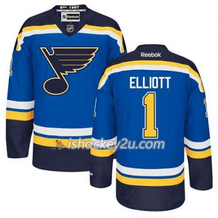 Reebok Mænd NHL St. Louis Blues Trøje Brian Elliott #1 Hjemme Blå