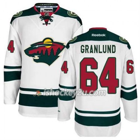 Reebok Mænd NHL Minnesota Wild Trøje Mikael Granlund #64 Udebane Hvid