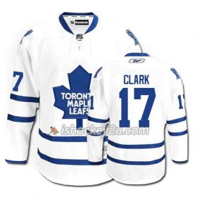 Reebok Mænd NHL Toronto Maple Leafs Trøje Wendel Clark #17 Udebane Hvid