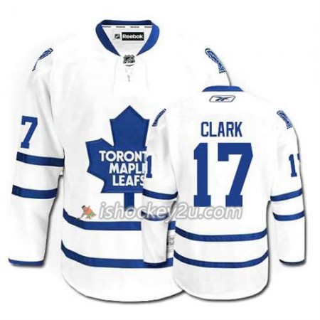 Reebok Mænd NHL Toronto Maple Leafs Trøje Wendel Clark #17 Udebane Hvid