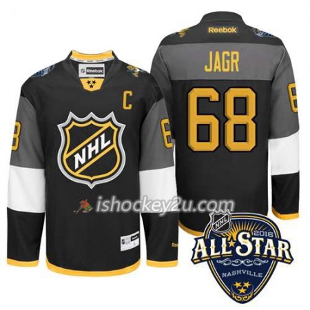 NHL 2016 All-Star Florida Panthers Trøje Jaromir Jagr #68 Sort
