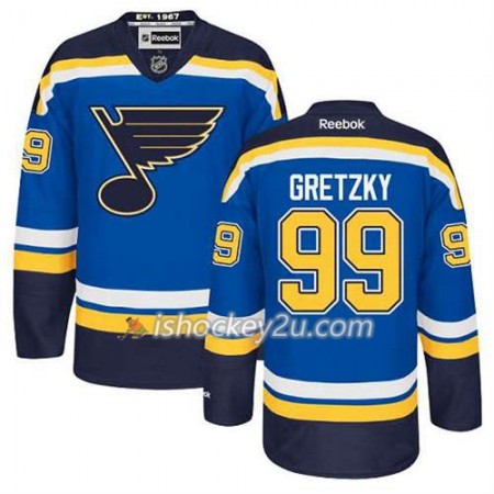 Reebok Mænd NHL St. Louis Blues Trøje Wayne Gretzky #99 Hjemme Blå