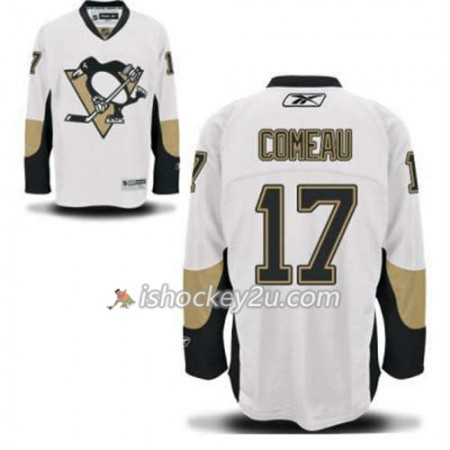 Reebok Mænd NHL Pittsburgh Penguins Trøje Blake Comeau 17 Hvid Udebane
